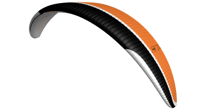 UP MERU 2 na cor Preto / branco / laranja